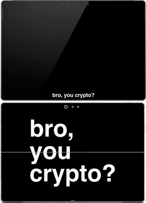 Bro You Crypto Surface Pro (2017) Skin